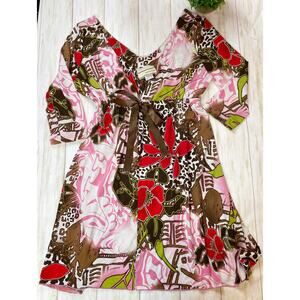 Carrie Allen Floral Long Sleeve Dress